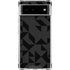Black Geometric Google Pixel 6 Clear Case